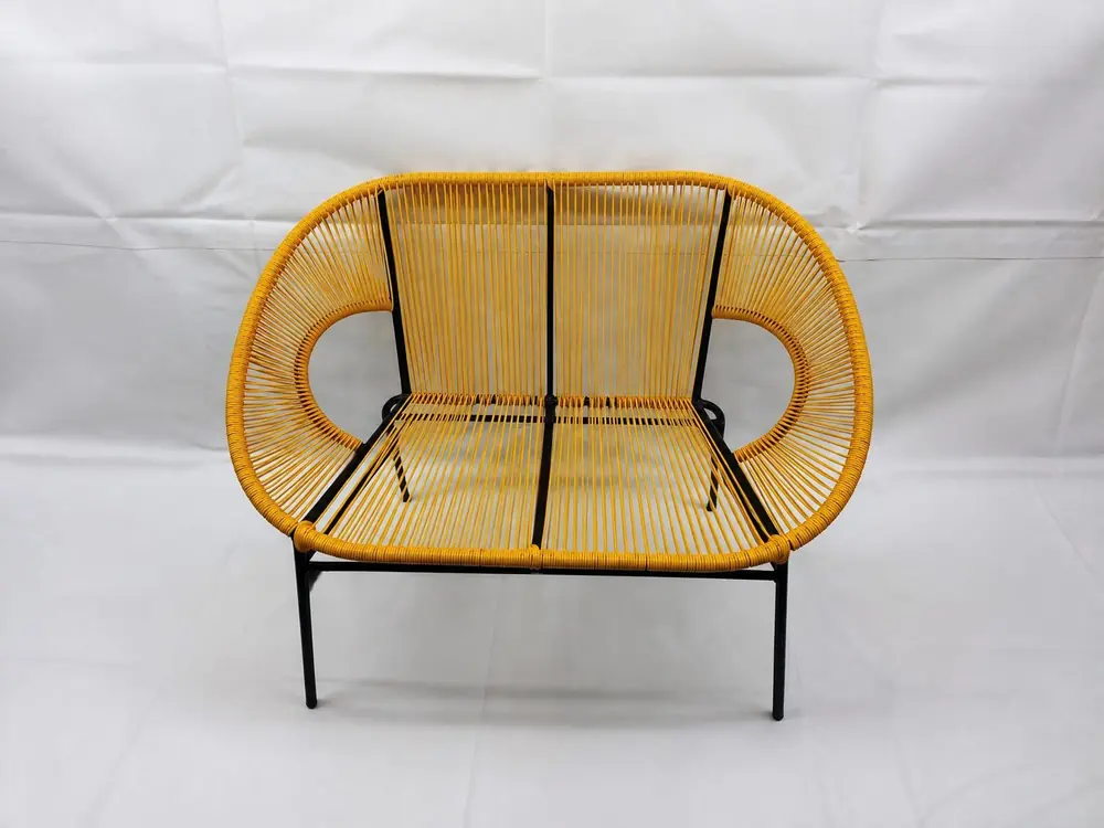 Banc de jardin spaghetti
