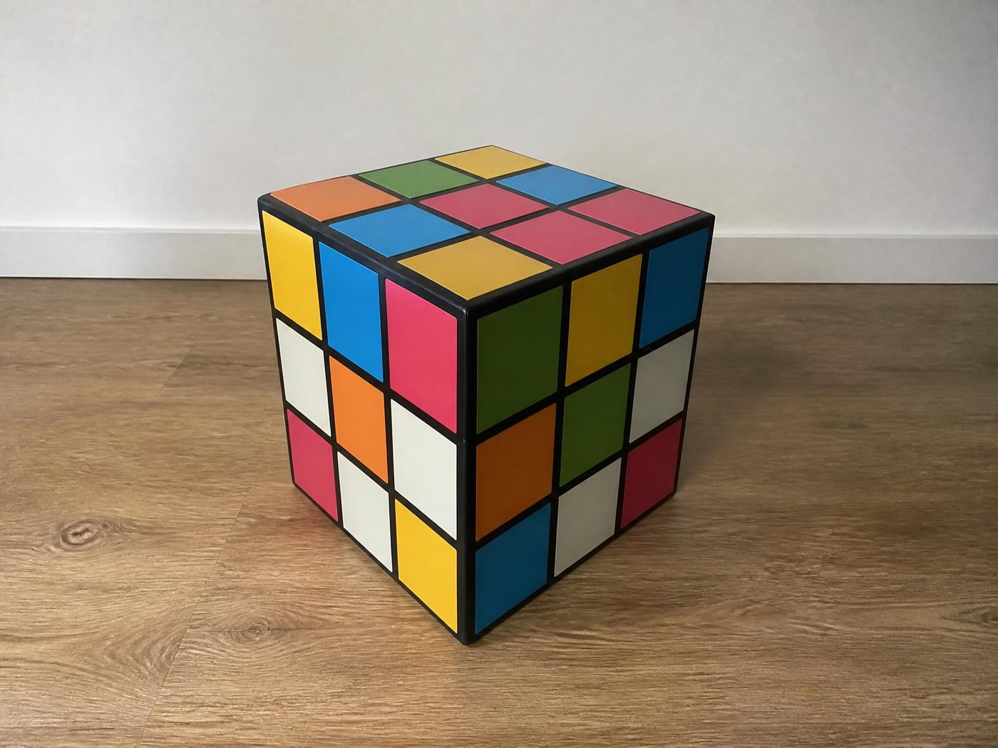 Décoration-Événement_Cube Disco avec Couleurs