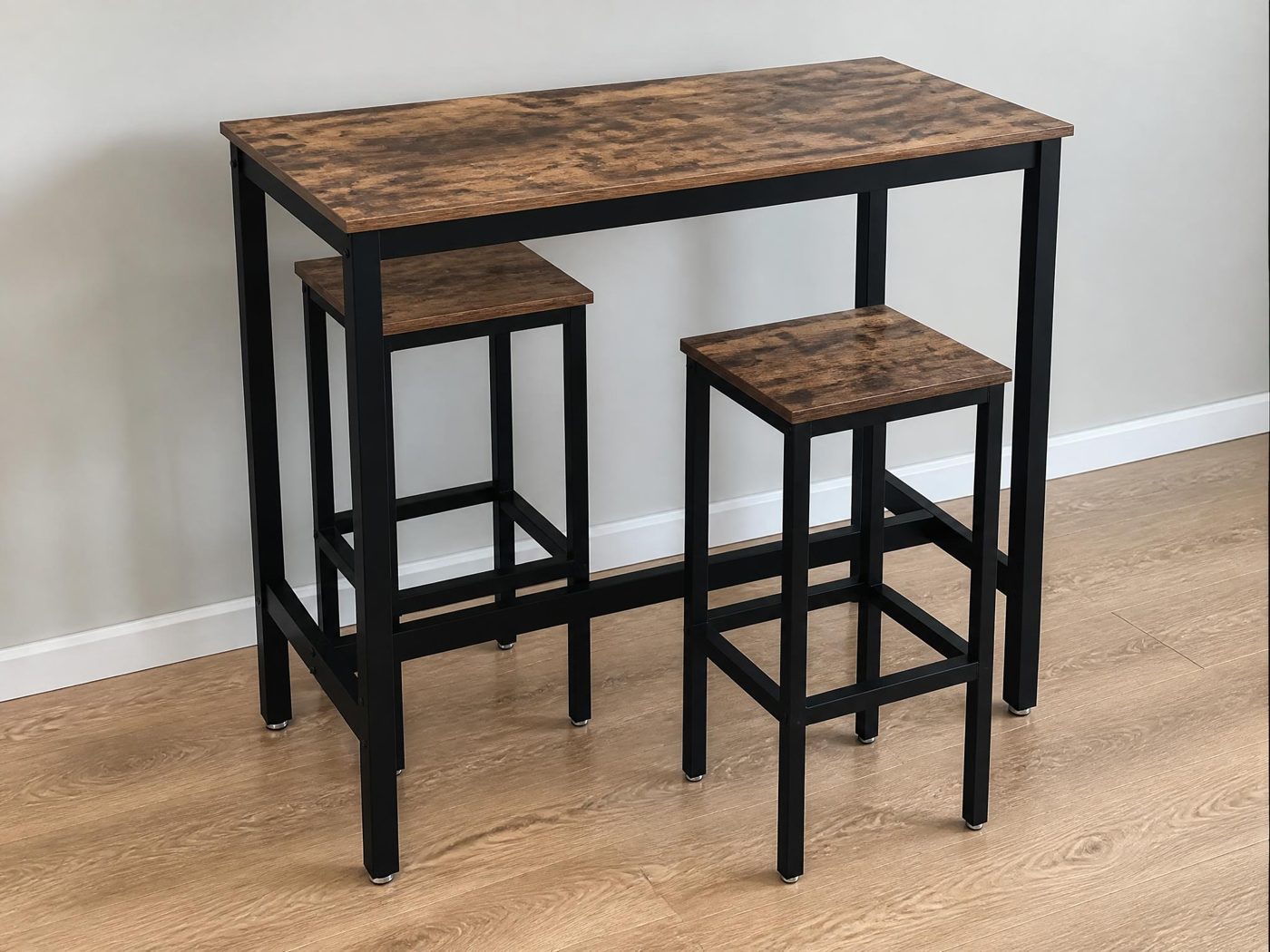 Mobilier bois industriel — location de décor événementiel en Suisse romande