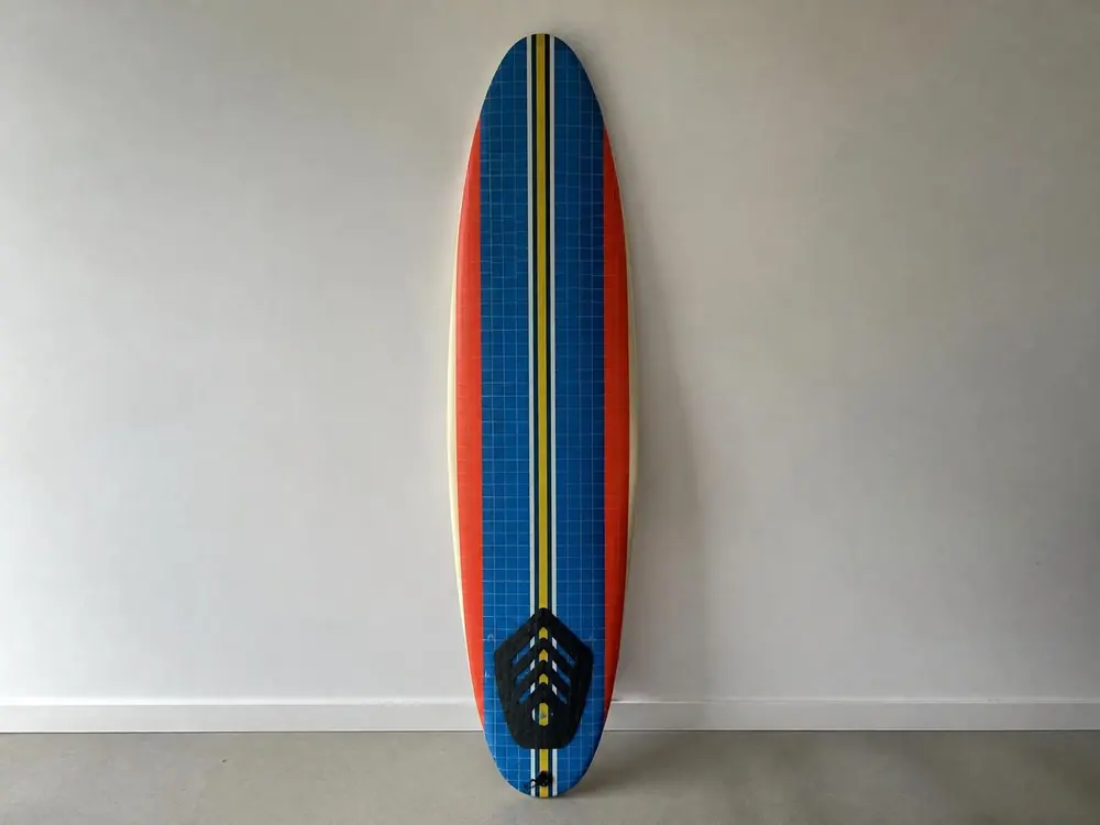 Décoration-Événement_Planche de Surf Bleue et Orange