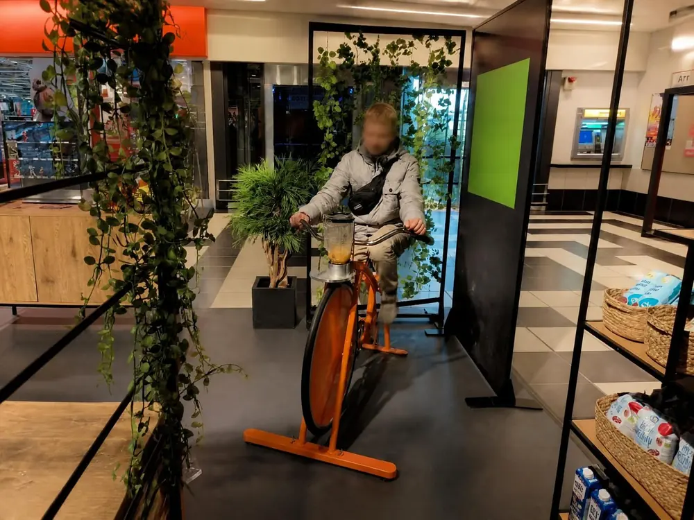Vélo à smoothie — location de décor événementiel en Suisse romande