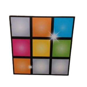 Décoration-Événement_Cube Disco avec Couleurs