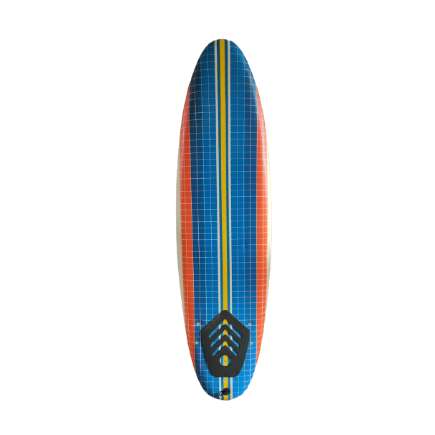 Décoration-Événement_Planche de Surf Bleue et Orange